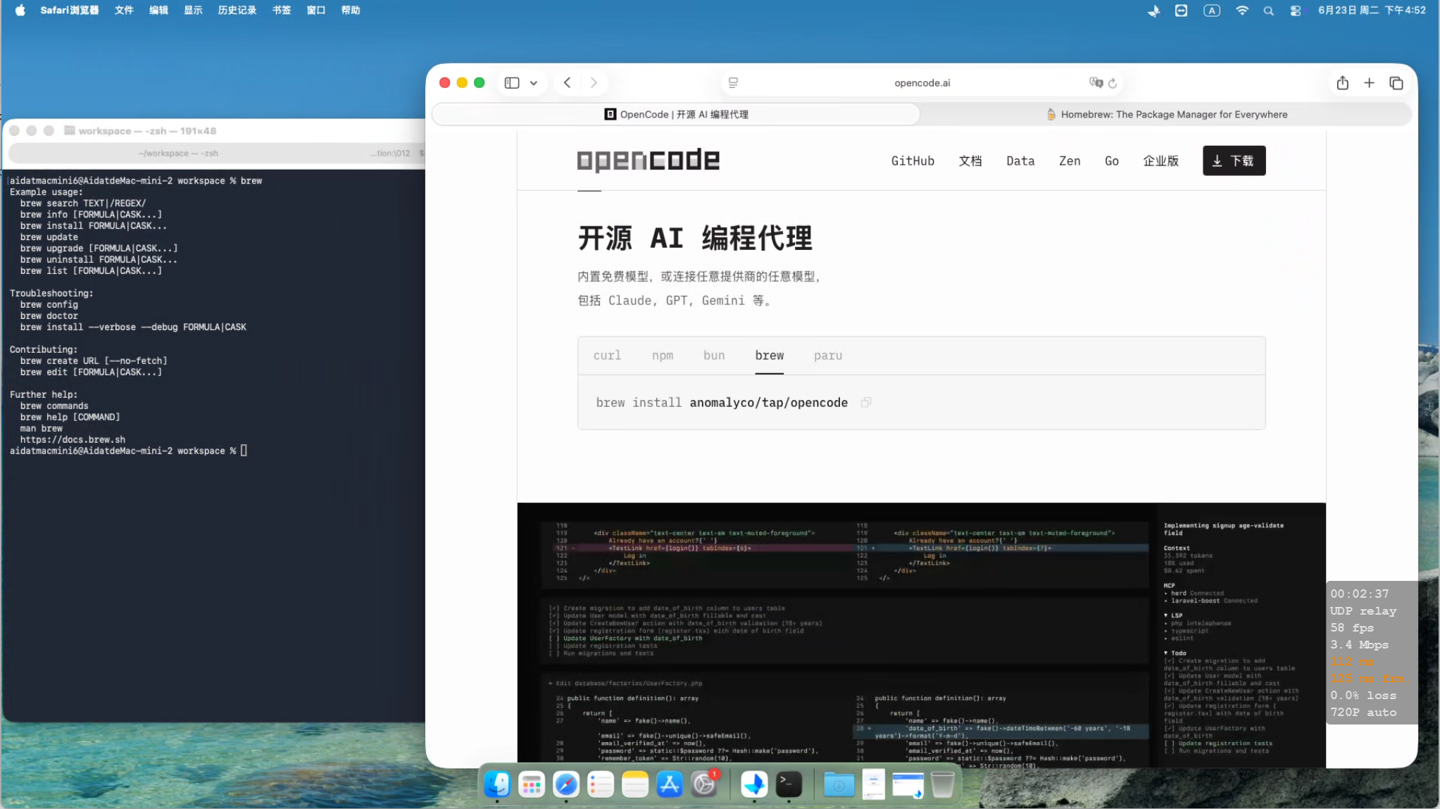 Mac mini AI 开发工具运行场景